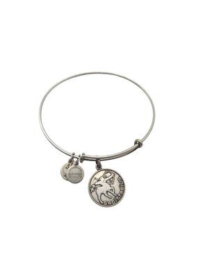 Alex And Ani Sagittarius Zodiac Charm Bangle Bracelet Silver Tone 2014 Edition